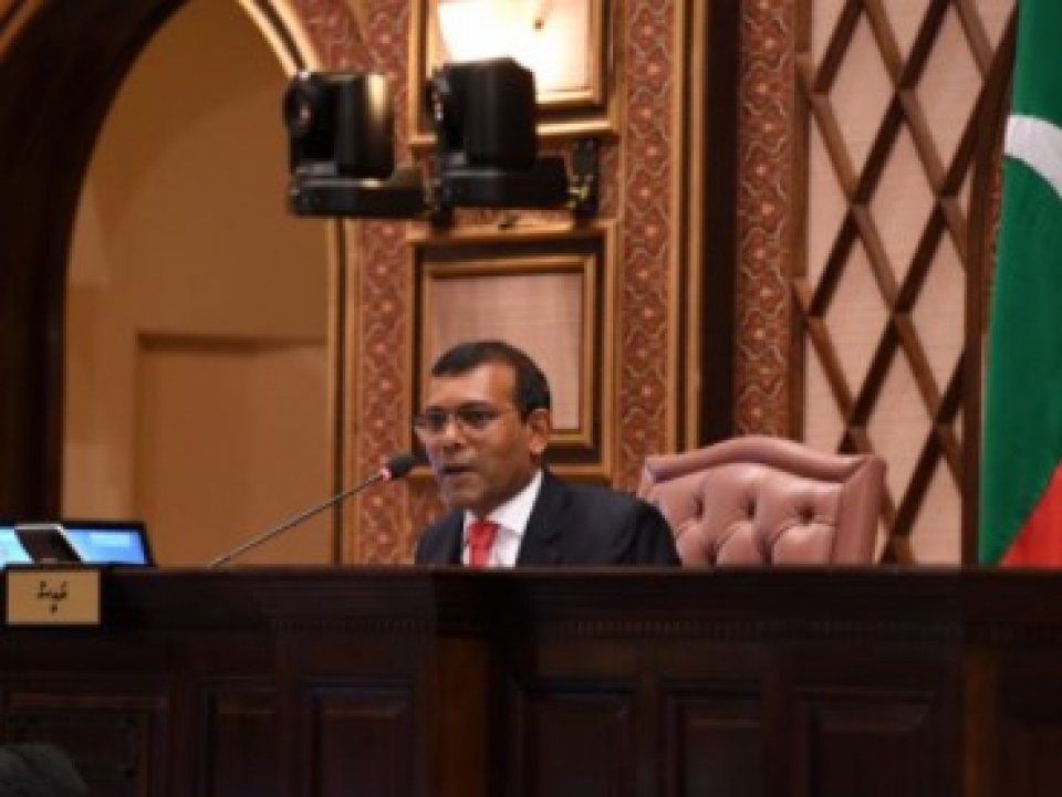 Gehlunu Faisaa Libendhen Ventilator Mahsala  Majileehun Balnjehey: Raees Nasheed