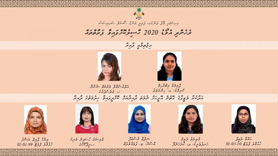 Rehendhi Award libivadaigannavaa beyfulhunge nanthah iulaan kuravvaifi