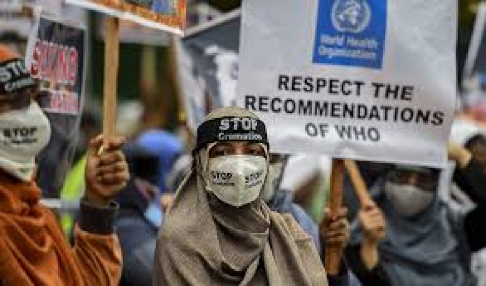 Sri Lanka in muslimunge hashithah andhaa massala UK muslimun UN ah husha halhaifi 