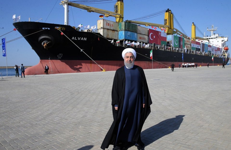 Iran ge Chabar port aa US ge fihthun thah