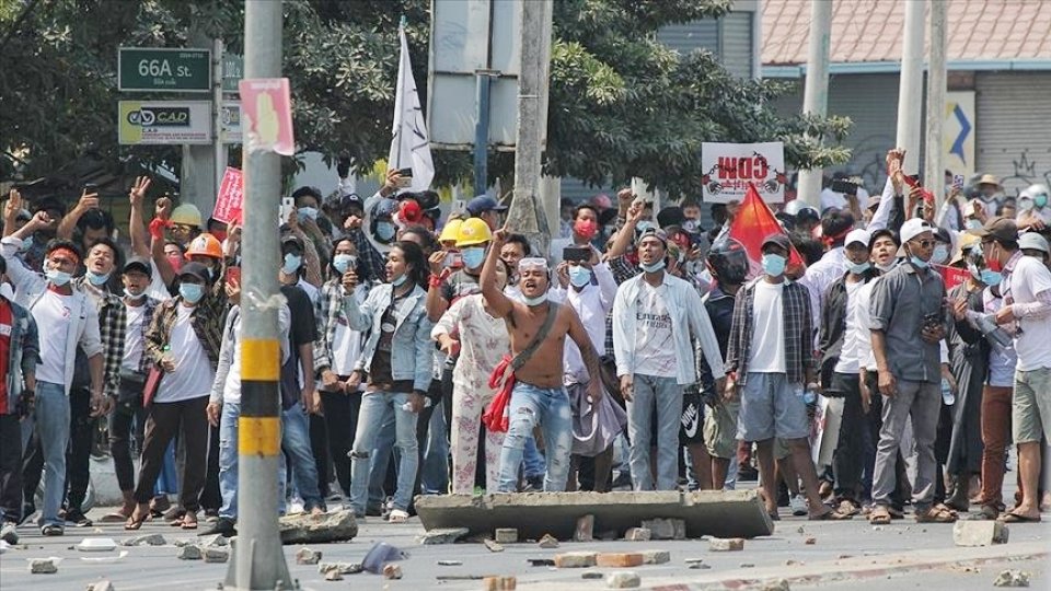 Myanmar muzaaharaa thakuga 149 maru, ethah satheyka bayaku gellijje: UN 