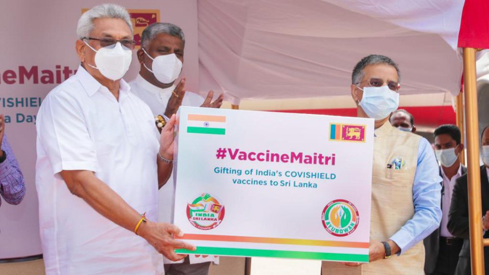 Lanka: India vaccine unmeedhu ga