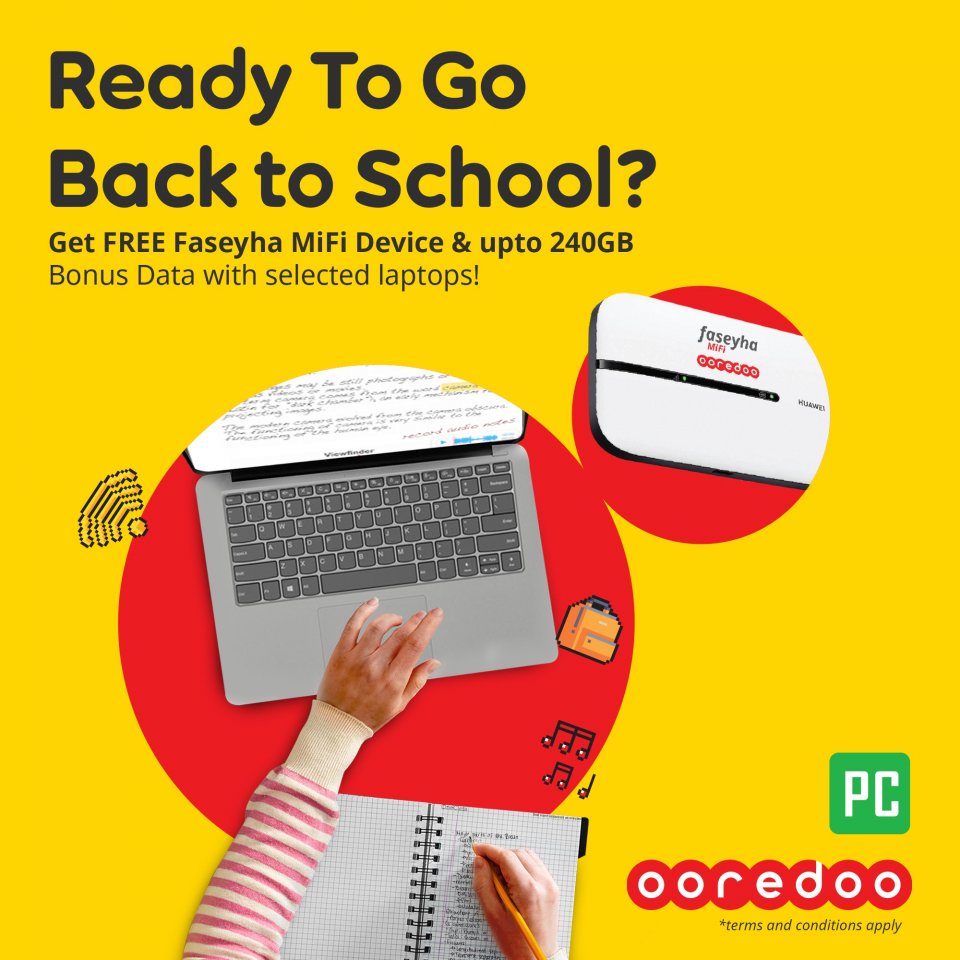 Ooredoo in 'Back to School' Offer eh Tha'araf Koffi