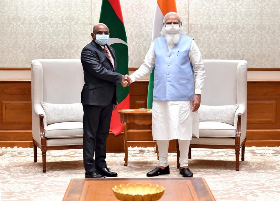 Foreign Minister Shahid, Narendra Modi ah Shukuru adhaa kuravvaifi