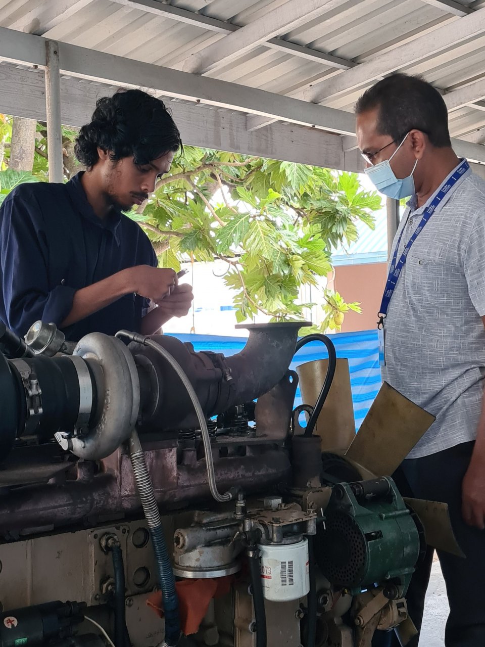 Fenaka “Funaru” program ge dhashun Milandhoo batch ge practical imthihaan baahvaifi