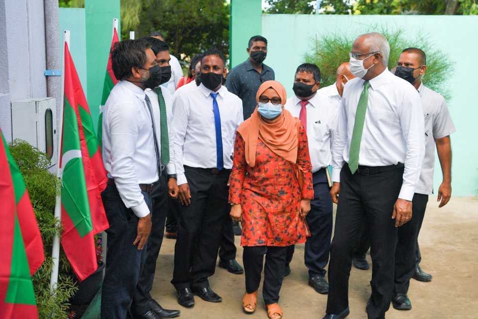 Veymandoo gai hunna family and children service center ah raees ziyaaraiy kuravvaifi