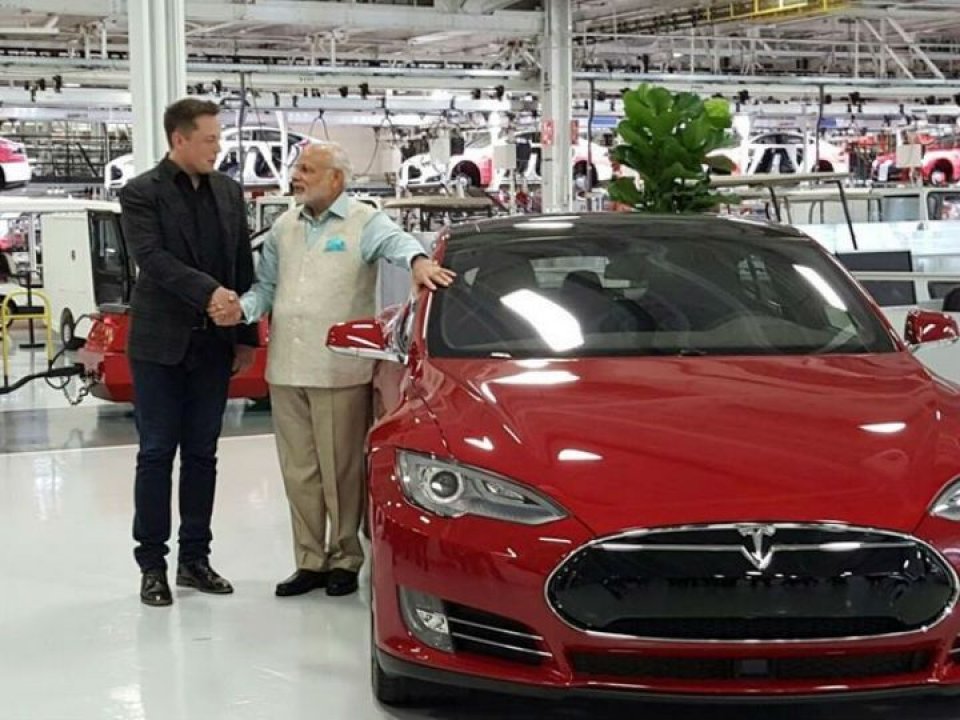 Tesla in India ge baazaarah vannanee