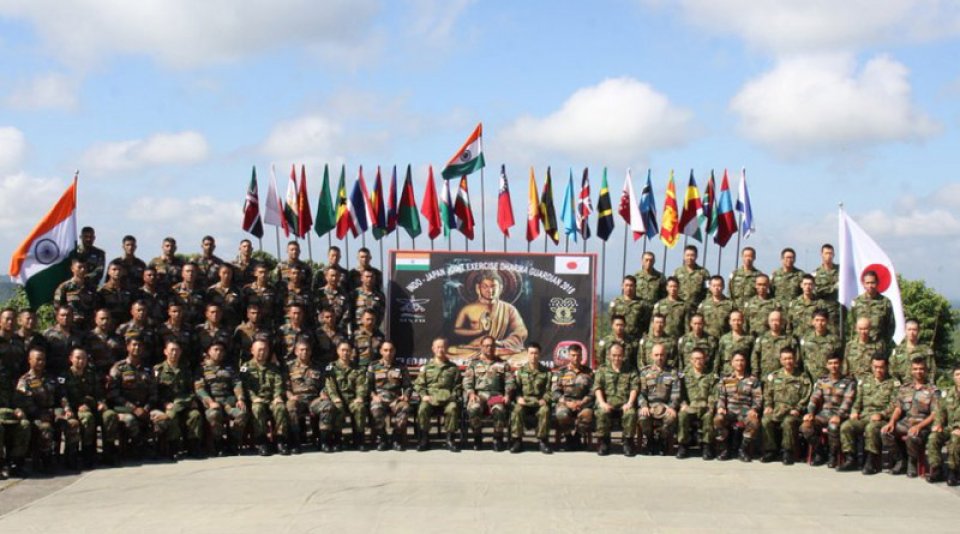 India Japan military training 