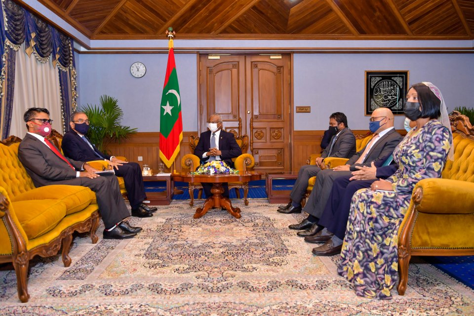 SAARC ge secretary general raees ge arihah ihthiraamge ziyaaratheh kuravvaifi