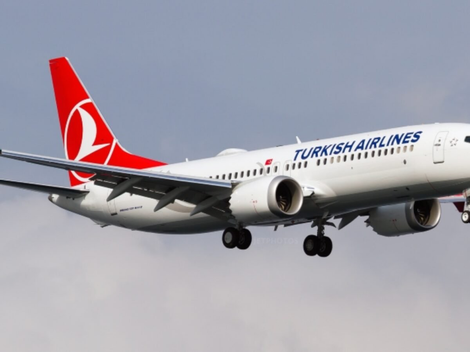 Turkish airline in Raajje ah dhathuru ithurukohfi