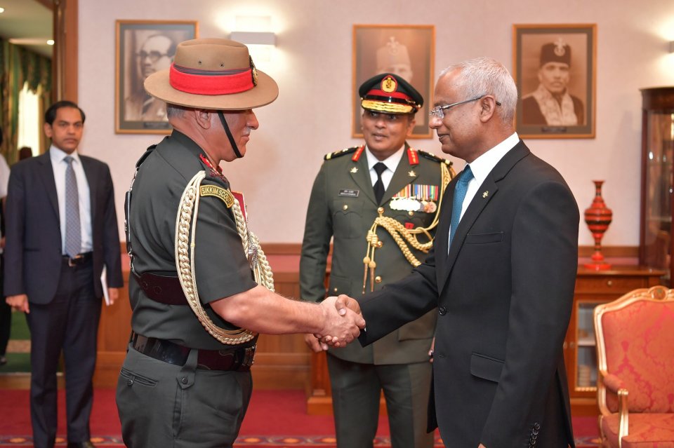 India ge chief of defence staff ge aaila ah raees ge thauziya