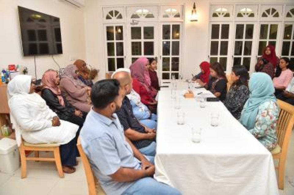 ރައީސުލްޖުމްހޫރިއްޔާގެ އަނބިކަނބަލުން ފުވައްމުލައް ސީޓގެ އިބަމަ މެންބަރުންނާ ބައްދަލުކުރަށްވައިފި