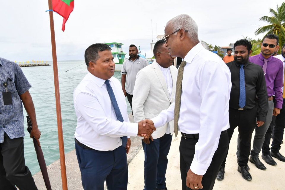 ރައީސުލްޖުމްހޫރިއްޔާ ކާށިދުއަށް ކުރެއްވި ދަތުރުފުޅު ނިންމަވާލައްވައިފި