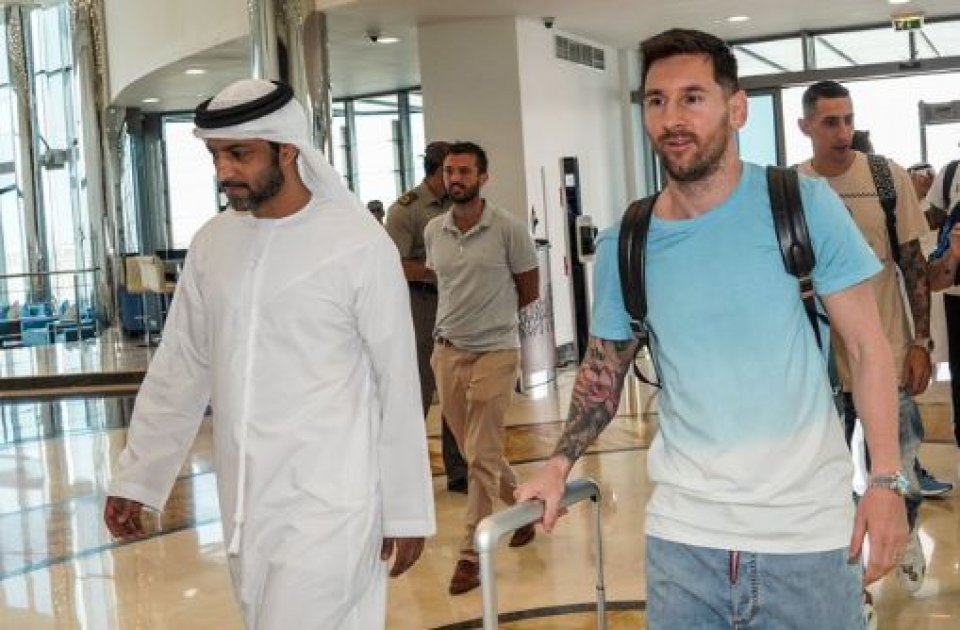 Messi adhi Dimaria UAE ah gos Argentina gaumee team aa gulhijje