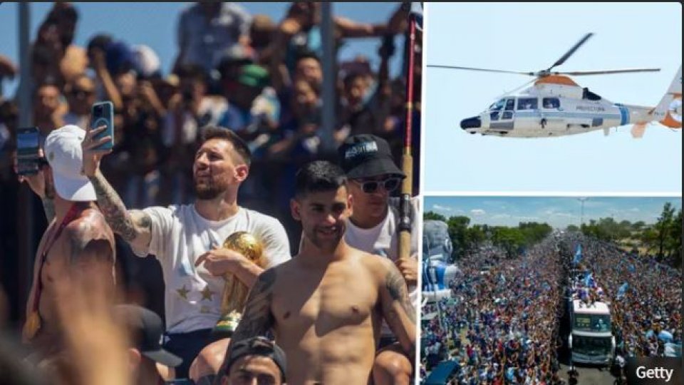 World cup: Argentina ah parage nimmaalan jehuny Helicopter gai