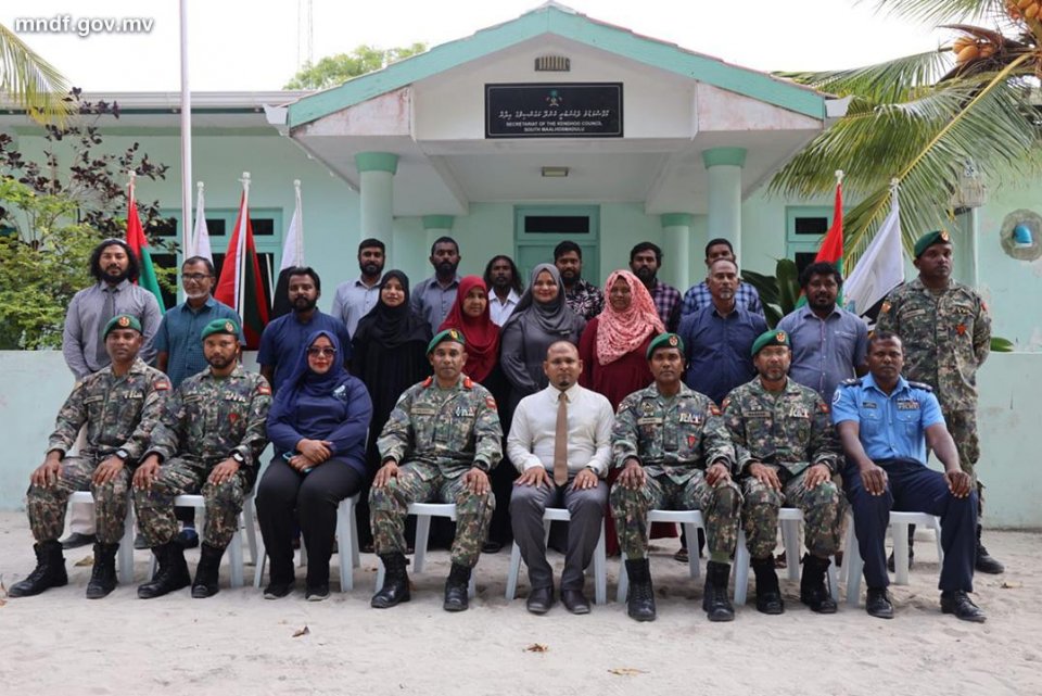 ކެންދޫގައި ހިންގި ފަޔަރ ފައިޓިންގ ޕްރޮގްރާމް ނިންމާލައިފި