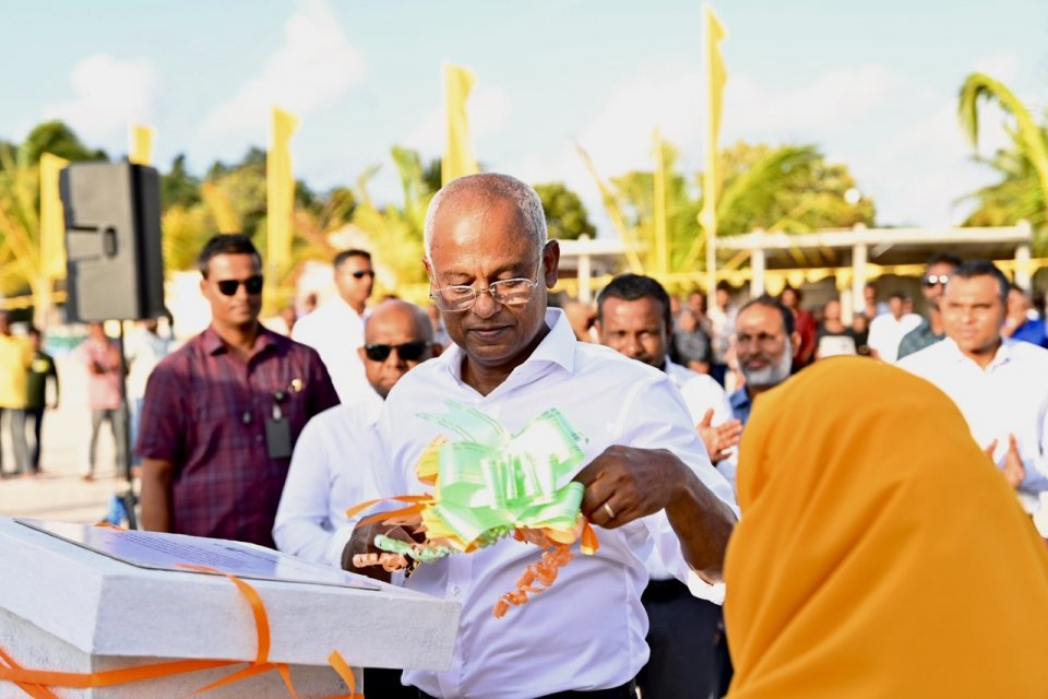 ފޯކައިދޫގައި ތިން މަޝްރޫއެއް މިއަދު އިފްތިތާހުކޮށްދެއްވައިފި