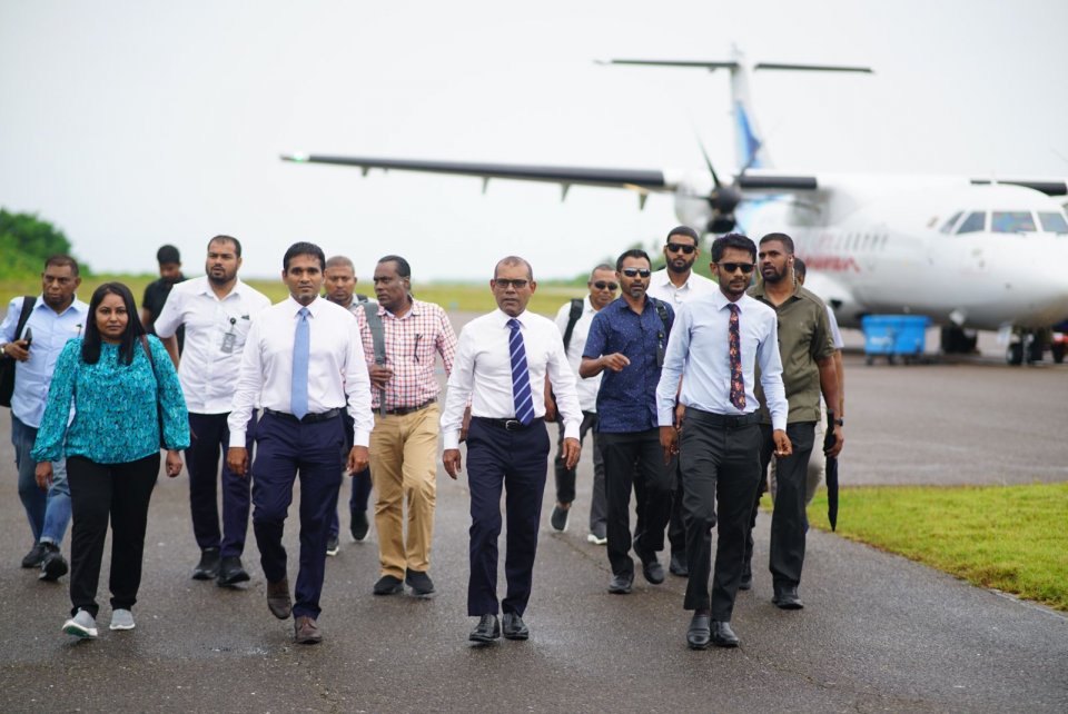 ދަ ޑިމޮކްރެޓްސްގެ ރިޔާސީ ކެންޑިޑޭޓް އިލްޔާސް ލަބީބު ހުވަދު އަތޮޅަށް