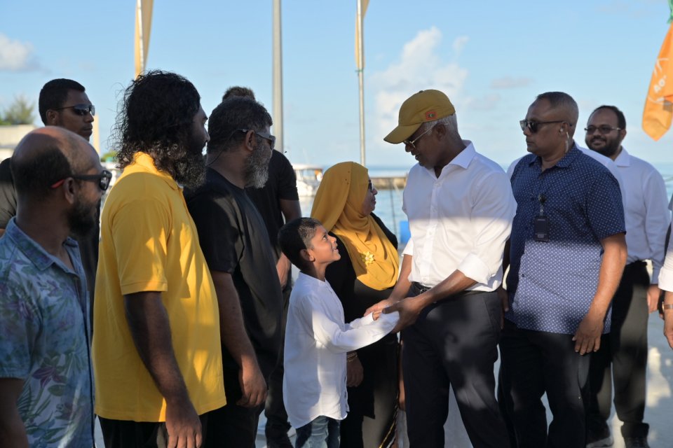 ރާއްޖޭގެ ރަށްރަށުގައި އިންސާނުން ދިރިއުޅެވޭވަރަށް ކަންކަން ހަމަޖެއްސުނީ އަދިކިރިޔާ: ރައީސް