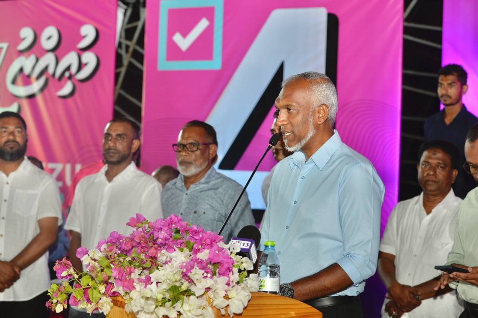 ތޭރަ ބިލިއަން ރުފިޔާގެ މަޝްރޫއު ހިންގީ އެންމެ ރުފިޔާއެއްގައިވެސް ނުޖެހި: މުއިއްޒު