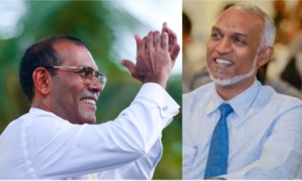 އިންތިޙާބީ ރައީސް ޑރ. މުއިއްޒަށް ރައީސް ނަޝީދު މަރުހަބާ ދަންނަވައިފި!