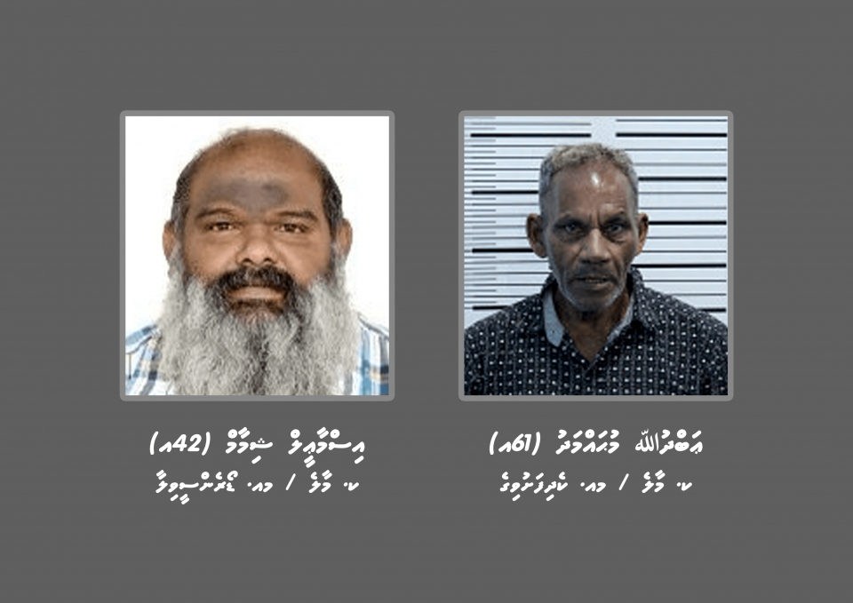 މަކަރާއި ހީލަތުން 400 ޑޮލަރު ހޯދާފައިވާކަމަށް ތުހުމަތުކުރެވޭ ދެމީހަކު ހޯދަނީ