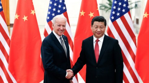 China ge raees Xi Jinping emme fahun Joe Biden ah marhabaa vidhaalhu vejje 