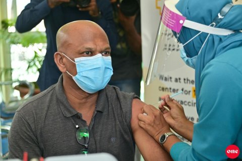 Rajje in 222،970 meehun vaccine ge furathama dose jahaifi
