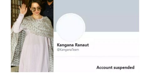 Maa BJP veghen ulhenikoh Kangana account suspend kohfi