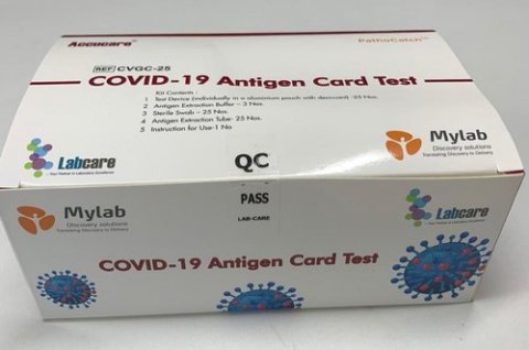 Home based covid test kit ah huhdha dheefi