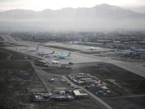 Kabul airport beynun kamah thurukey bunefi