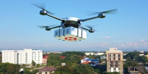 Drone in Covid vaccine dhenee