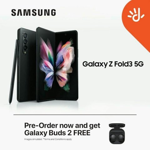 Dhiraagun Samsung Galaxy Z Fold 3 pre-order ah hulhuvaalaifi
