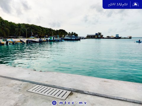 Ukulhas ban'dharuge eggamu Thoshi lumaai Jetty hedhumuge 84% Nimijje