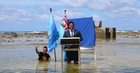 Tuvalu Foreign Minister video tagreeru moodhun