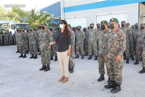 Hulhumale’ gai gaaimu kuri MNDF ge “Kalaaseen Koshi” Hulhuvaifi