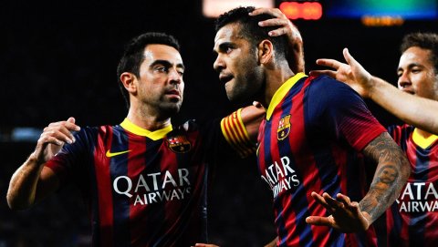 Dani alves e'nburi Barcelona ah