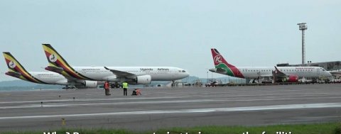 Uganda airport China ah libijje 