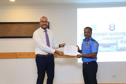 UNODC ge faraathun fuluhunnah CCTV equipment hadhiyaa kohfi