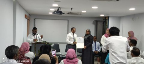Avid ge office dhivehi koahuge baiverinnah certificate dheefi