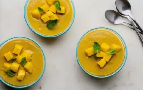 mango custard