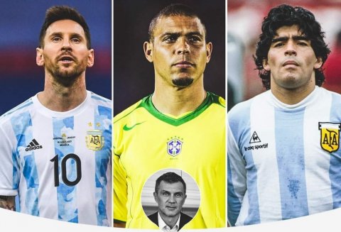 keriyarugai fennu emme molhu 3 kulhuntherinnaky Maradona, Ronaldo adhi Messi - Maldinini