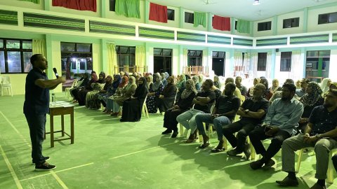 73 belenivaerinnaain eku Maafushi schoolgai mauloomath dhinumuge session eh kuriah gengossfi