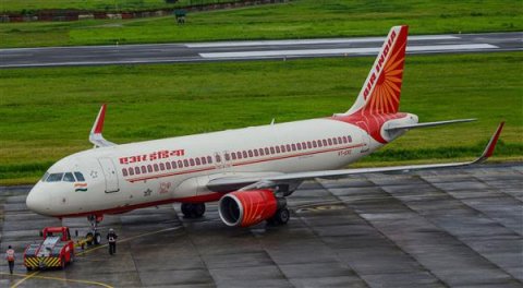 Air india flight eh emergency gai Russai ah jassaifi