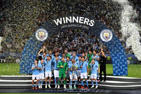 Manchester city in uefa supper cup champion kan hoadhaifi