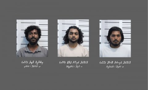 މަސްތުވާތަކެތީގެ މައްސަލައެއްގައި މާލެއިން ތިން މީހަކު ހައްޔަރުކޮށްފި