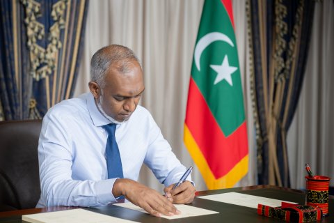 ބޭރު ފައިސާއާބެހޭ ބިލު، ރައީސް ތަސްދީގުރައްވައިފި